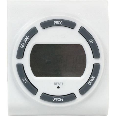 This item Defiant 5-Amp In-Wall Digital Timer with No Neutral Wire. . Defiant timer instructions